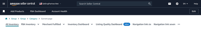 The KDS navigation component